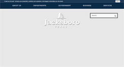 Desktop Screenshot of cityofjacksboro.com